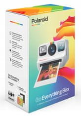 POLAROID Kamera POLAROID GO INSTANT + 16x náplně / Go Everything BOX, bílý