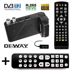 DI-WAY SENIOR 2020 Mini DVB-T2 H.265 + Ovladač, Hotel