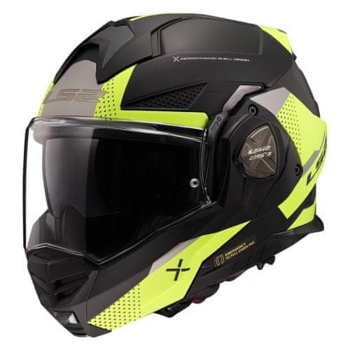 LS2 ADVANT-X HPFC OBLIVION překlápěcí helma matná Hi-Vis-žlutá