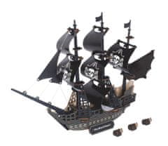 Kraftika Woodcraft dřevěné 3d puzzle pirátská loď černá perla