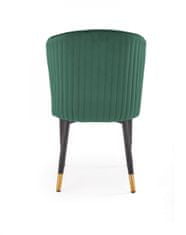 Halmar Designová židle Tiera tmavě zelená