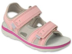 Befado dívčí sandálky RUNNER 066X101 světle růžové, velikost 27