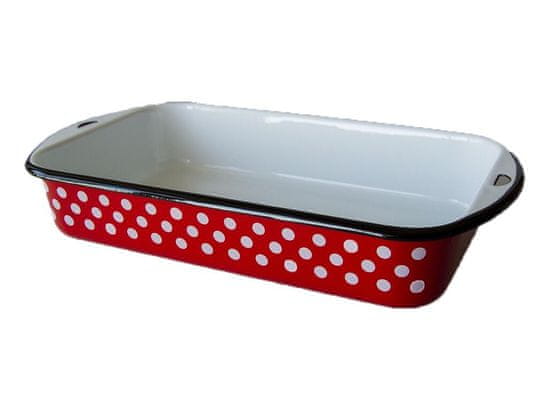 Metalac pekáč 30x18cm, 2,7l PUNTÍK ČRV