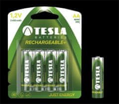 TESLA AA RECHARGEABLE+ nabíjecí Ni-MH 2450 mAh, 4 ks