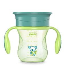 Chicco Hrneček Perfect 360 s držadly 200 ml zelený 12m+