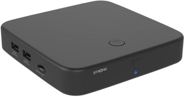 eleganten večpredstavnostni predvajalnik Strong SRT 421 ločljivost 4k uhd android tv 11 pomočnik google notranji pomnilnik usb hdmi