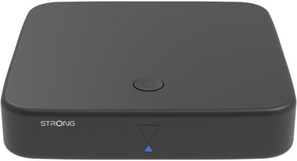 eleganten večpredstavnostni predvajalnik Strong SRT 421 ločljivost 4k uhd android tv 11 pomočnik google notranji pomnilnik usb hdmi