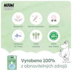 MUUMI BABY Pants 4 Maxi 7-11 kg (40 ks), kalhotkové eko pleny