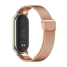 Tech-protect Milanese řemínek na Xiaomi Smart Band 8, rose gold