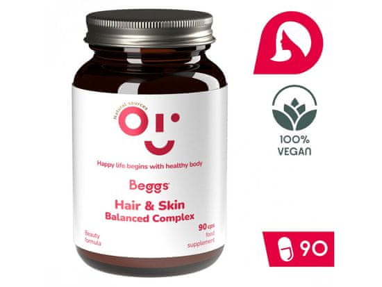 Beggs Beggs Balanced hair&skin COMPLEX 90 kapslí