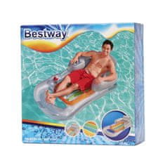 Bestway 43028 Nafukovací židle s matrací šedá