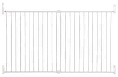 Dreambaby Zábrana bezpečnostní Broadway 2-panelová extra široká 76-134,5 cm bílá