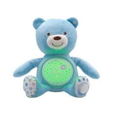 Chicco Medvídek uspáváček s projektorem a hudbou Baby Bear First Dreams modrá 0m+