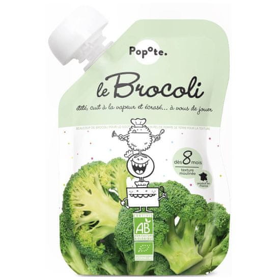 Popote Kapsička bio brokolice 120 g, 8+