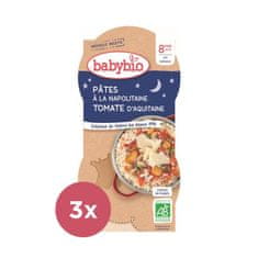 Babybio 3x Večerní menu Neapolské těstoviny 2x 200 g