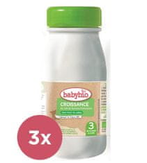 Babybio 6x Croissance 3 tekuté kojenecké bio mléko 0,25 l