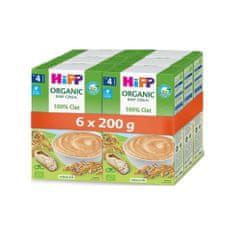 HiPP 6x BIO První obilná kaše 100% ovesná 200 g, 4m+