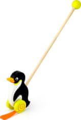 Viga Dřevěná jezdící hračka Viga tučňák
