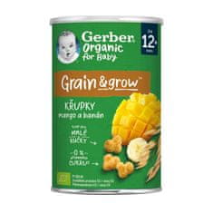 Gerber Organic křupky s mangem a banánem 35 g