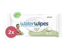 WaterWipes 2x Vlhčené obrousky bez obsahu plastů Soapberry 60 ks (120 ks )