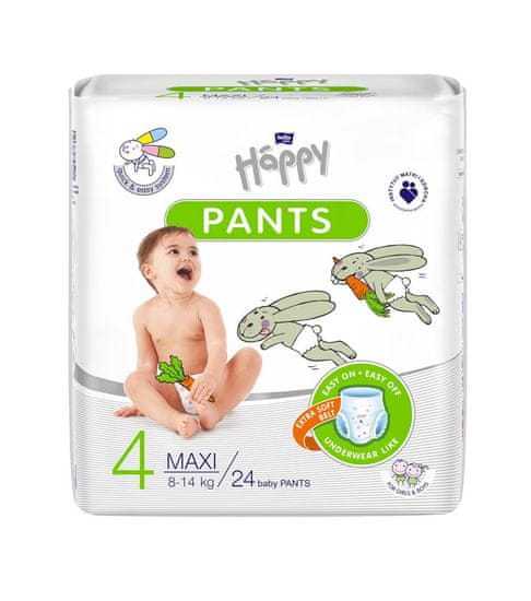 Bella Happy Pants Maxi (8-14 kg) 24 ks - jednorázové pleny