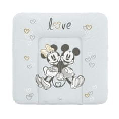 Ceba Baby CEBA Podložka přebalovací měkká na komodu 75x72 Disney Minnie & Mickey Grey