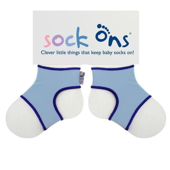 XKKO KIKKO SOCK ONS Držák ponožek Classic, modrá (6-12m)