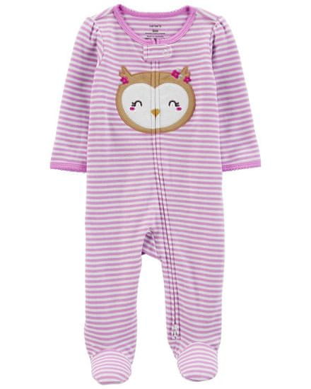 Carter's Overal na zip Sleep&Play Owl Purple dívka PRO, vel. 46