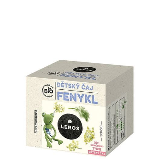 LEROS BIO Čaj dětský Fenykl 10x1,5g