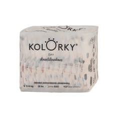 KOLORKY DAY Pleny jednorázové eko, déšť&duhy S (3-6 kg) 25 ks