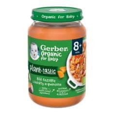 Gerber Organic 100% rostlinný příkrm bílé fazolky se sladkým bramborem a quinoou 190 g