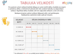 Attipas Botičky Marin AM01 Anchor Red M vel.20, 109-115 mm