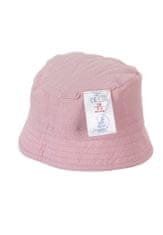 Sterntaler Klobouk bavlna se lněným charakterem UV 50+ pink holka-39 cm-3-4 m