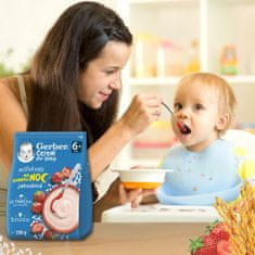 Gerber Kaše mléčná cereal jahodová Dobrou noc 230 g