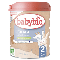 Babybio 3x CAPREA 2 plnotučné kozí kojenecké bio mléko 800 g