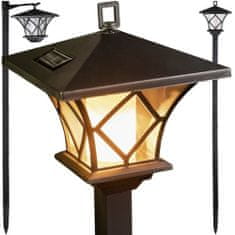 Iso Trade Solární zahradní lampa, lucerna Gardlov | 21152