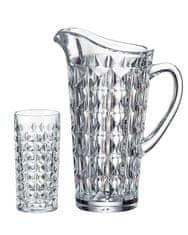 Bohemia Crystal Bohemia Crystal Nápojový set Diamond (1 džbán + 6 sklenic)