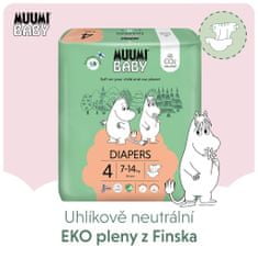 MUUMI BABY Baby 4 Maxi 7-14 kg (138 ks), měsíční balení eko plen