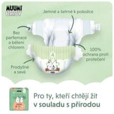 MUUMI BABY Baby 4 Maxi 7-14 kg (138 ks), měsíční balení eko plen