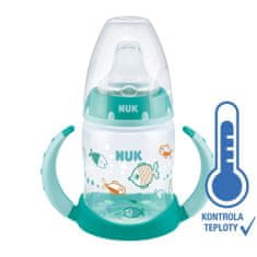 Nuk FC Lahvička na učení s kontrolou teploty 150 ml zelená