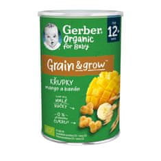 Gerber Organic křupky s mangem a banánem 35 g