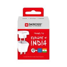 Skross  Cestovní adaptér India Combo pro použití v Indii