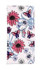 TopQ Pouzdro Motorola Moto G51 5G knížkové Flowers 95556