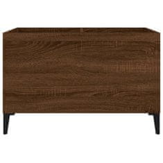 Greatstore Skříňka na LP desky hnědý dub 74,5x38x48 cm kompozitní dřevo