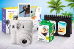 FujiFilm Instax MINI 12 Summer Bundle, bílá