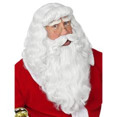 Widmann Luxusní Santa Claus paruka s vousy a knírem