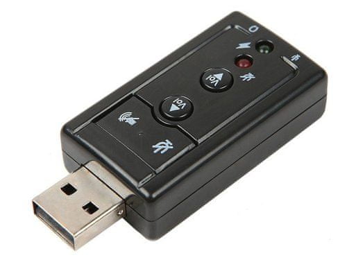 Verk 06283 USB Zvuková karta 7.1 Vitrual