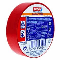 Tesa Páska elektroizolační PVC 53988, IEC, 10 m x 15 mm, červená