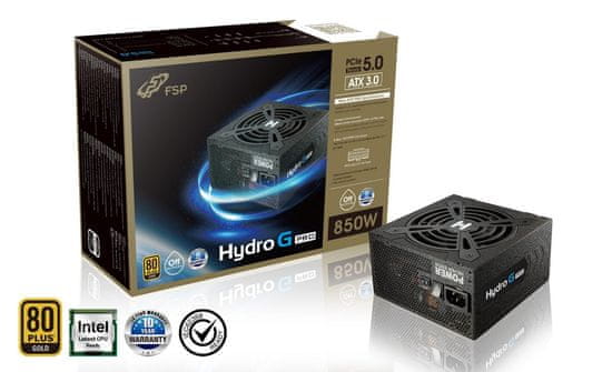 FORTRON FSP HYDRO G PRO 850/850W/ATX 3.0/80PLUS Gold/Modular/Retail