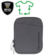 Lifeventure Peněženka Lifeventure RFID Travel Neck Pouch, Recycled, Grey